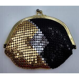 Y&S Original Women's Metallic Mesh Evening Clutch Purse